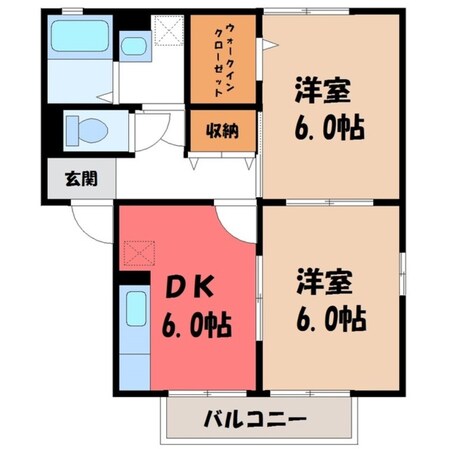 アンバサダーヒルズ Hの物件間取画像